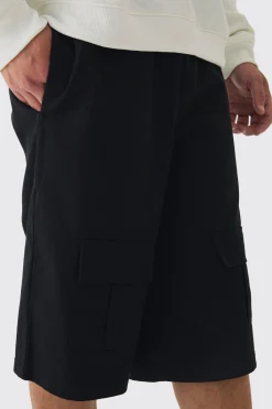 boohooMAN Tall Front Pocket Twill Overdyed Cargo Jort | UK| Shorts