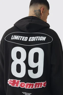 boohooMAN Tall Homme Racing Oversized Hoodie | UK| Hoodies & Sweatshirts