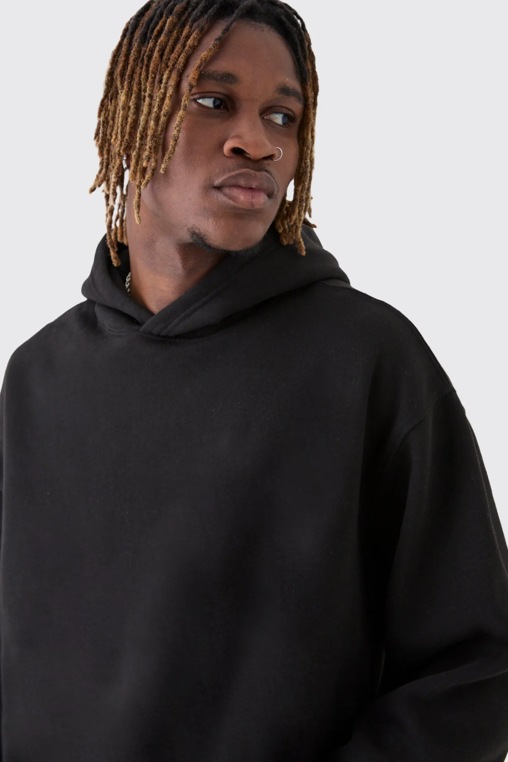 boohooMAN Tall Homme Spliced Floral Graphic Oversized Hoodie | UK| Hoodies & Sweatshirts