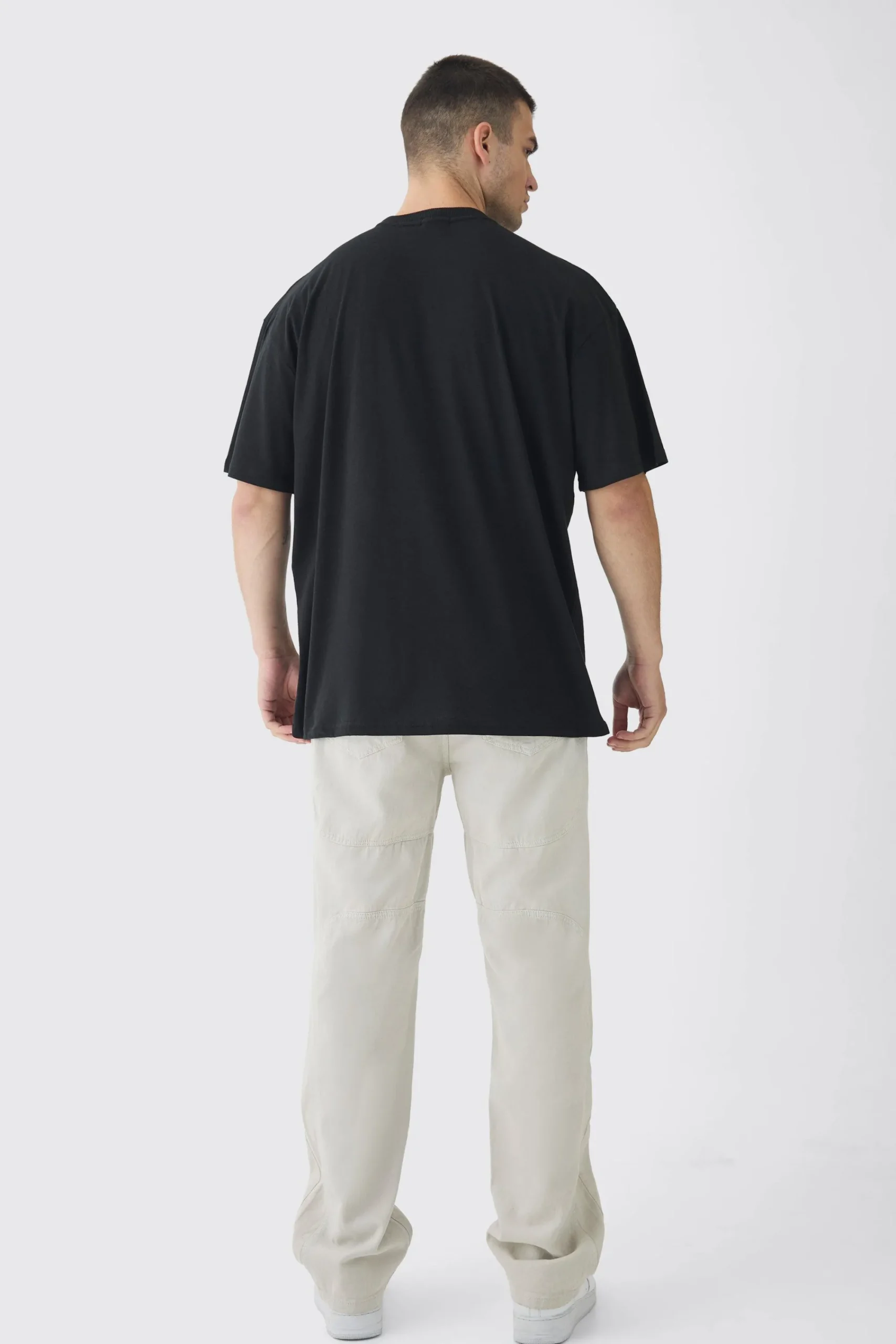 Tall Limited Edition Star Print Graphic T-Shirt | UK^boohooMAN New