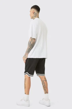 boohooMAN Tall Loose Fit Basketball Short In | UK| Shorts