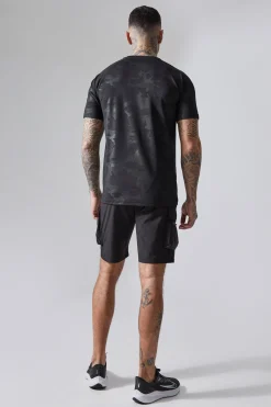 Tall Man Active Camo Raglan Regular Fit Performance T-shirt | UK^boohooMAN Outlet