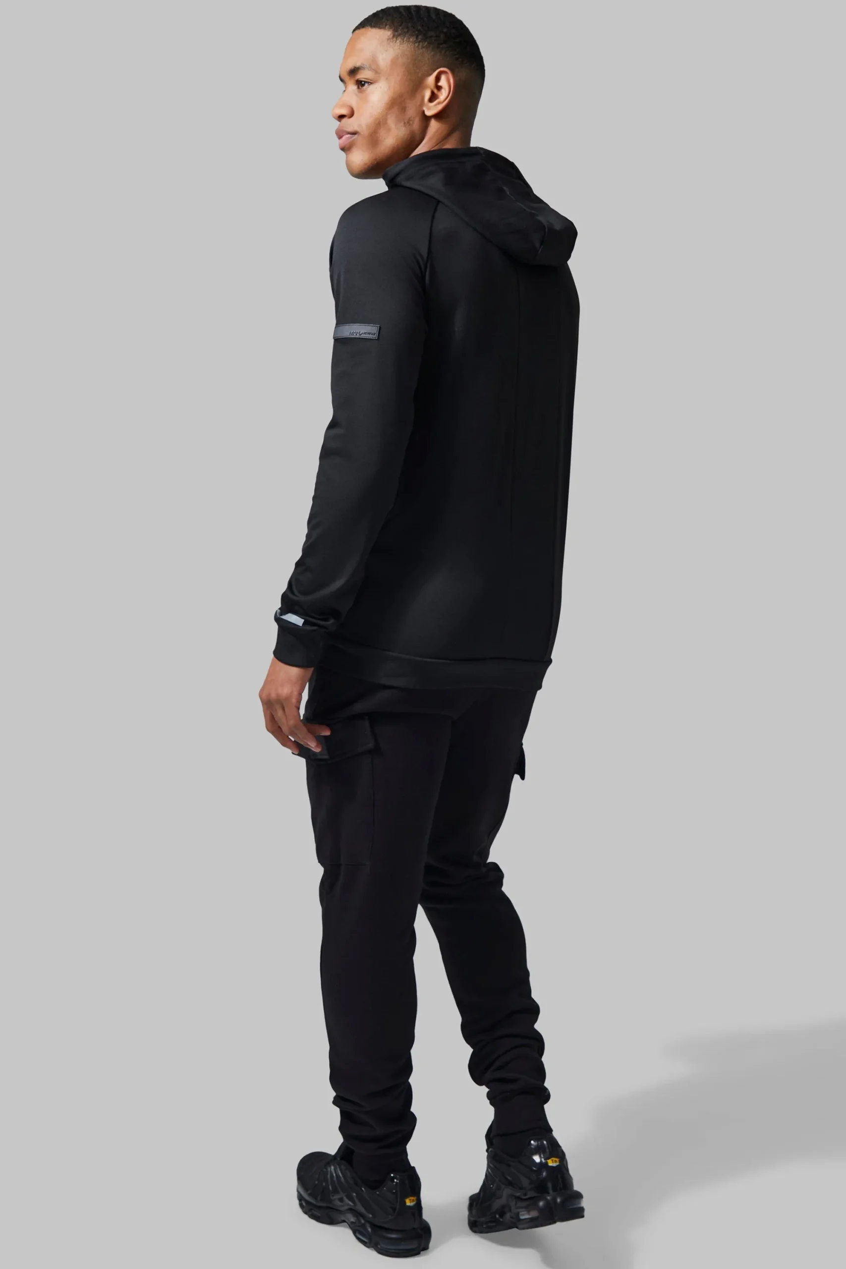 boohooMAN Tall Man Active Gym Skinny Cargo Jogger | UK| Joggers