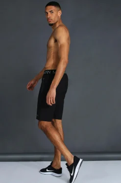 boohooMAN Tall Man Active Gym Zip Pocket Regular Fit 9inch Shorts | UK| Trousers|Shorts