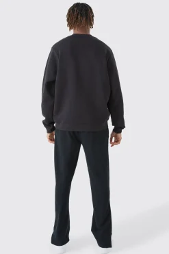 boohooMAN Tall Man Dash Crew Neck Sweatshirt In | UK| Hoodies & Sweatshirts