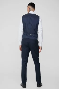 boohooMAN Tall Pinstripe Waistcoat | UK| Suits & Tailoring|Sets & Co-Ords