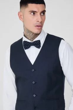 boohooMAN Tall Pinstripe Waistcoat | UK| Suits & Tailoring|Sets & Co-Ords