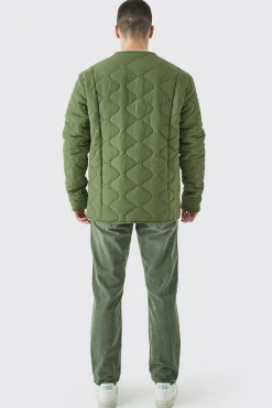 boohooMAN Tall Onion Quilted Liner Jacket | UK| Coats & Jackets