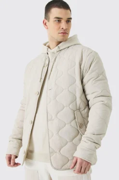 boohooMAN Tall Onion Quilted Liner Jacket | UK| Coats & Jackets