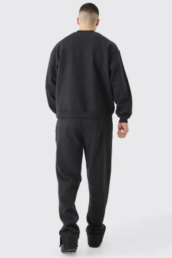 boohooMAN Tall Oversized Boxy Sweatshirt Tracksuit | UK| Tracksuits