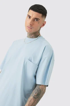 boohooMAN Tall Oversized Extended Neck Panel T-shirt & Cargo Short Set | UK| Shorts|Tracksuits