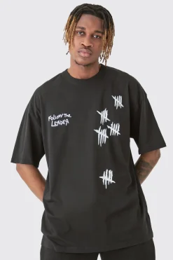 Tall Oversized Korn License T-shirt In | UK^boohooMAN Best