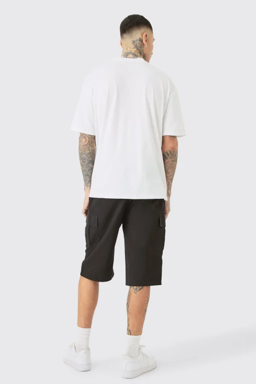 Tall Oversized Neon Moto T-shirt | UK^boohooMAN Sale