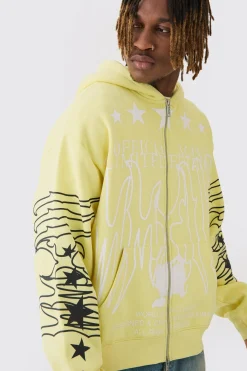 boohooMAN Tall Oversized Official Man Print Hoodie | UK| Hoodies & Sweatshirts