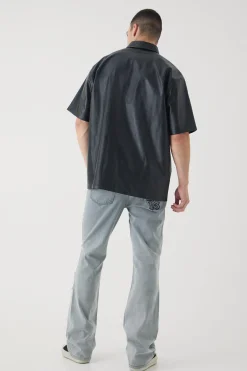 Tall Oversized Rugby Polo Shirt | UK^boohooMAN Outlet