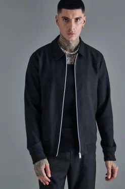 boohooMAN Tall Oversized Smart Bomber Jacket | UK| Suits & Tailoring