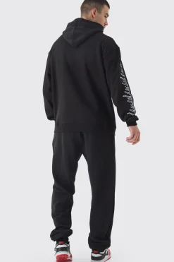 boohooMAN Tall Pour Homme Cross Oversized Tracksuit In | UK| Tracksuits