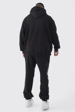boohooMAN Tall Pour Homme Cross Print Oversized Tracksuit In | UK| Tracksuits