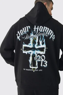boohooMAN Tall Pour Homme Gothic Cross Tracksuit | UK| Tracksuits