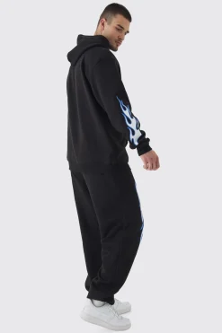 boohooMAN Tall Pour Homme Print Oversized Tracksuit In | UK| Tracksuits
