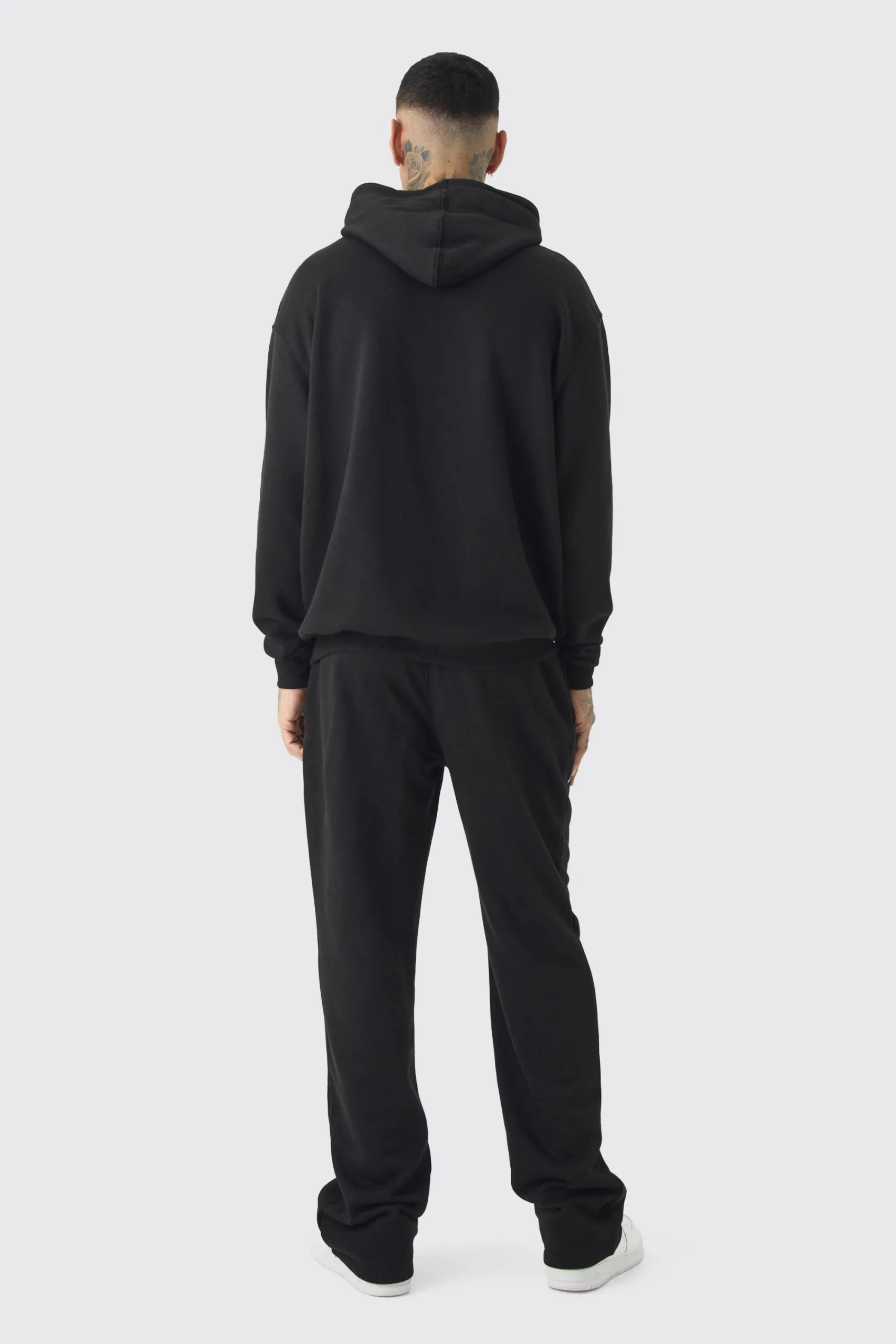 boohooMAN Tall Pour Homme Varisty Hoodie & Relaxed Fit Jogger Tracksuit | UK| Tracksuits