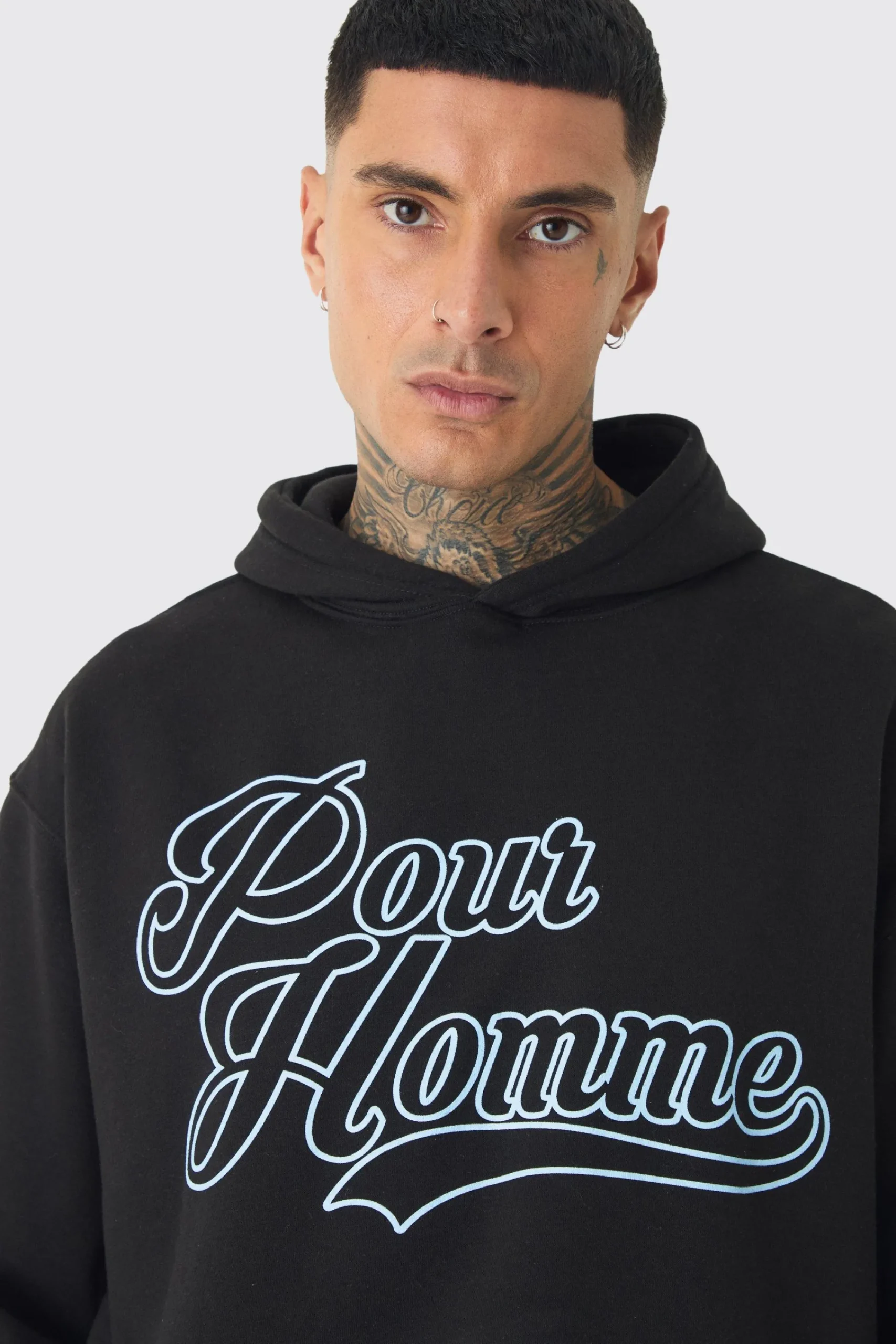 boohooMAN Tall Pour Homme Varisty Hoodie & Relaxed Fit Jogger Tracksuit | UK| Tracksuits