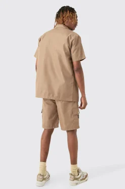 boohooMAN Tall Regular Patch Pocket Nylon Man Overshirt | UK| Shirts