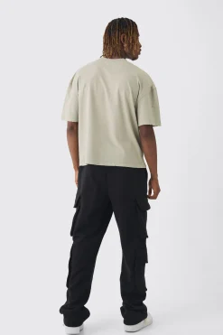 boohooMAN Tall Relaxed Cargo Pocket Jogger | UK| Trousers|Joggers