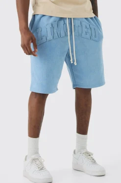 boohooMAN Tall Relaxed Fit Cross Printed Washed Jersey Shorts | UK| Shorts