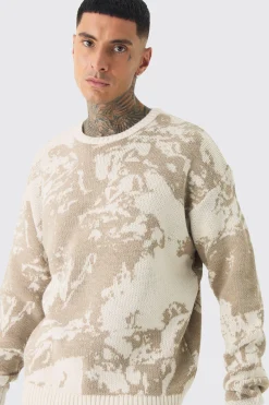 boohooMAN Tall Renaissance Oversized Knitted Sweat | UK| Knitwear