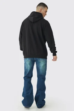 boohooMAN Tall Rose Embroidered Hoodie | UK| Hoodies & Sweatshirts