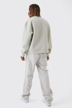 boohooMAN Tall Scuba Oversized Sweat | UK| Hoodies & Sweatshirts