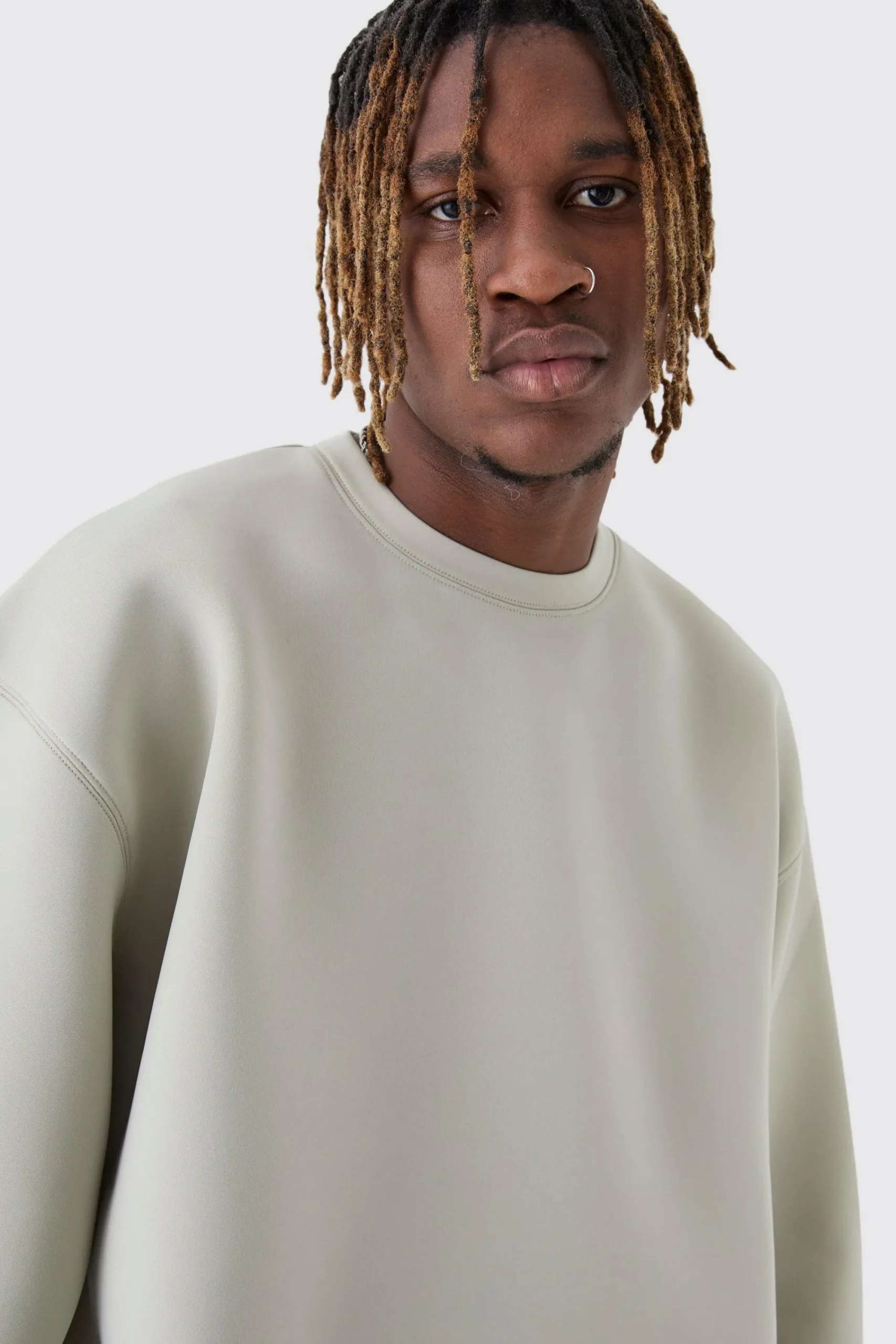 boohooMAN Tall Scuba Oversized Sweat | UK| Hoodies & Sweatshirts