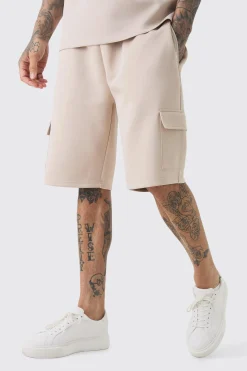 boohooMAN Tall Scuba Relaxed Cargo Shorts | UK| Shorts