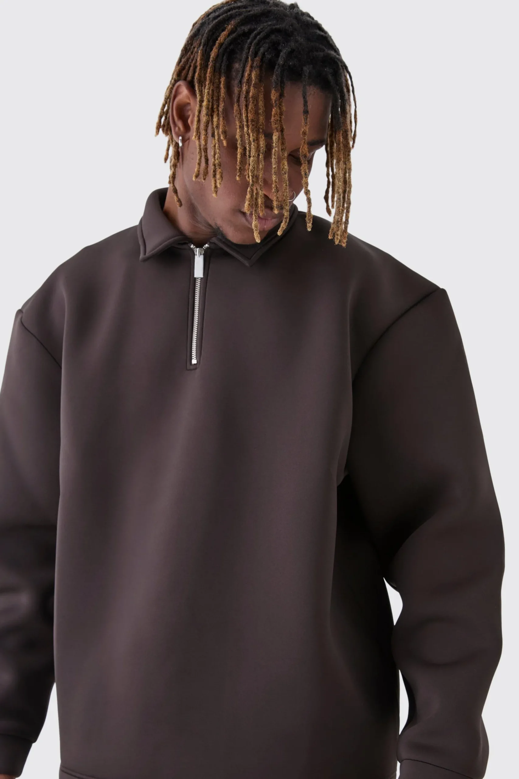 boohooMAN Tall Scuba Rugby Sweat | UK| Hoodies & Sweatshirts