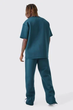 boohooMAN Tall Scuba Split Hem Joggers | UK| Joggers