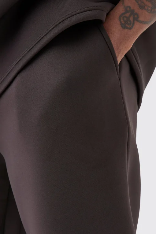 boohooMAN Tall Scuba Tapered Joggers | UK| Joggers