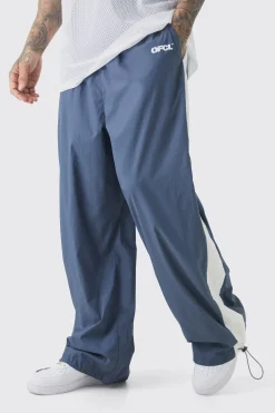 boohooMAN Tall Side Panel Track Pants In | UK| Trousers