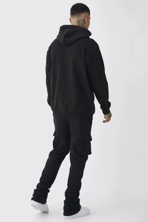 boohooMAN Tall Skinny Fit Extreme Stacked Woven Tab Cargo Jogger | UK| Trousers|Joggers