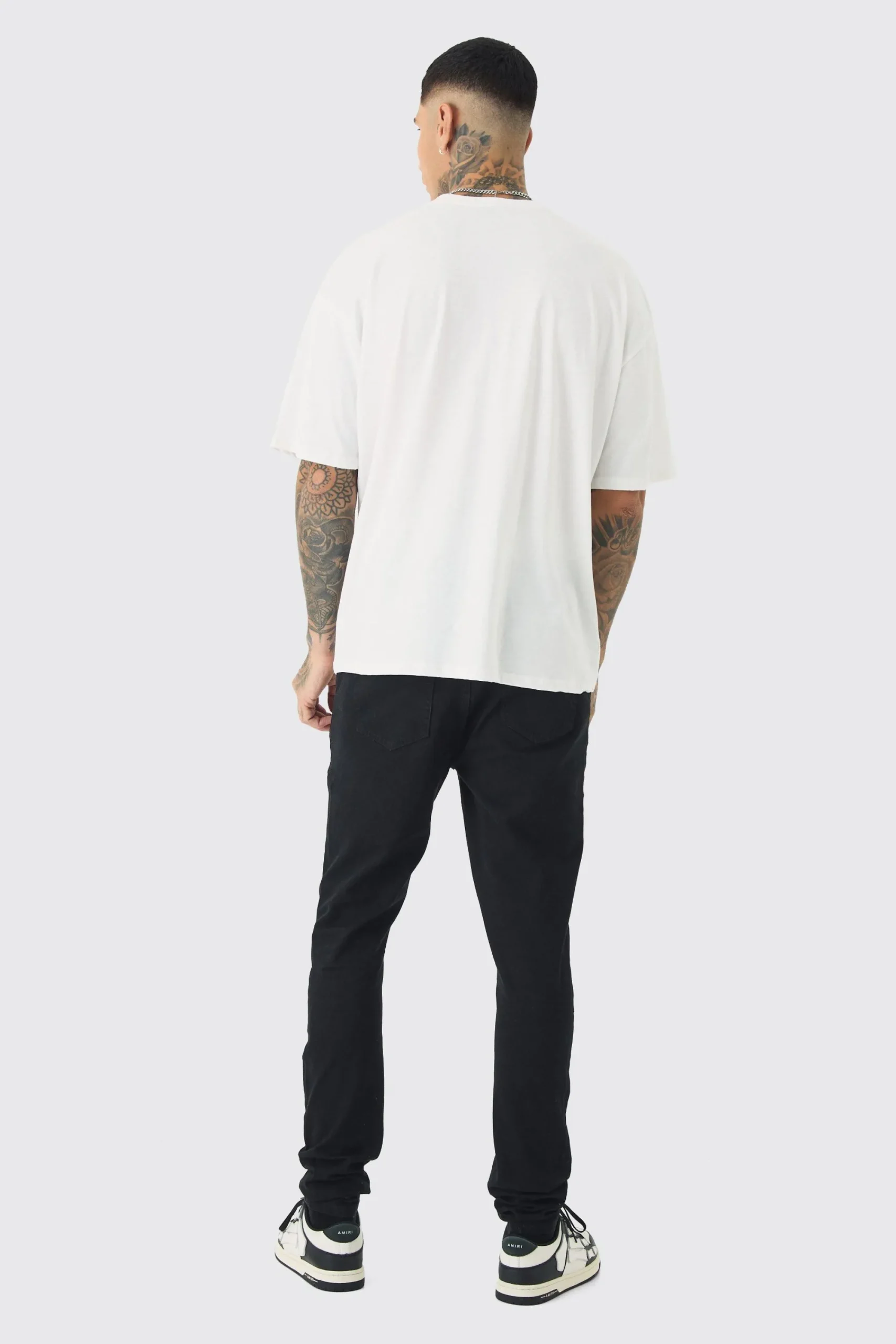 boohooMAN Tall Skinny Jeans With All Over Rips | UK| Trousers|Jeans