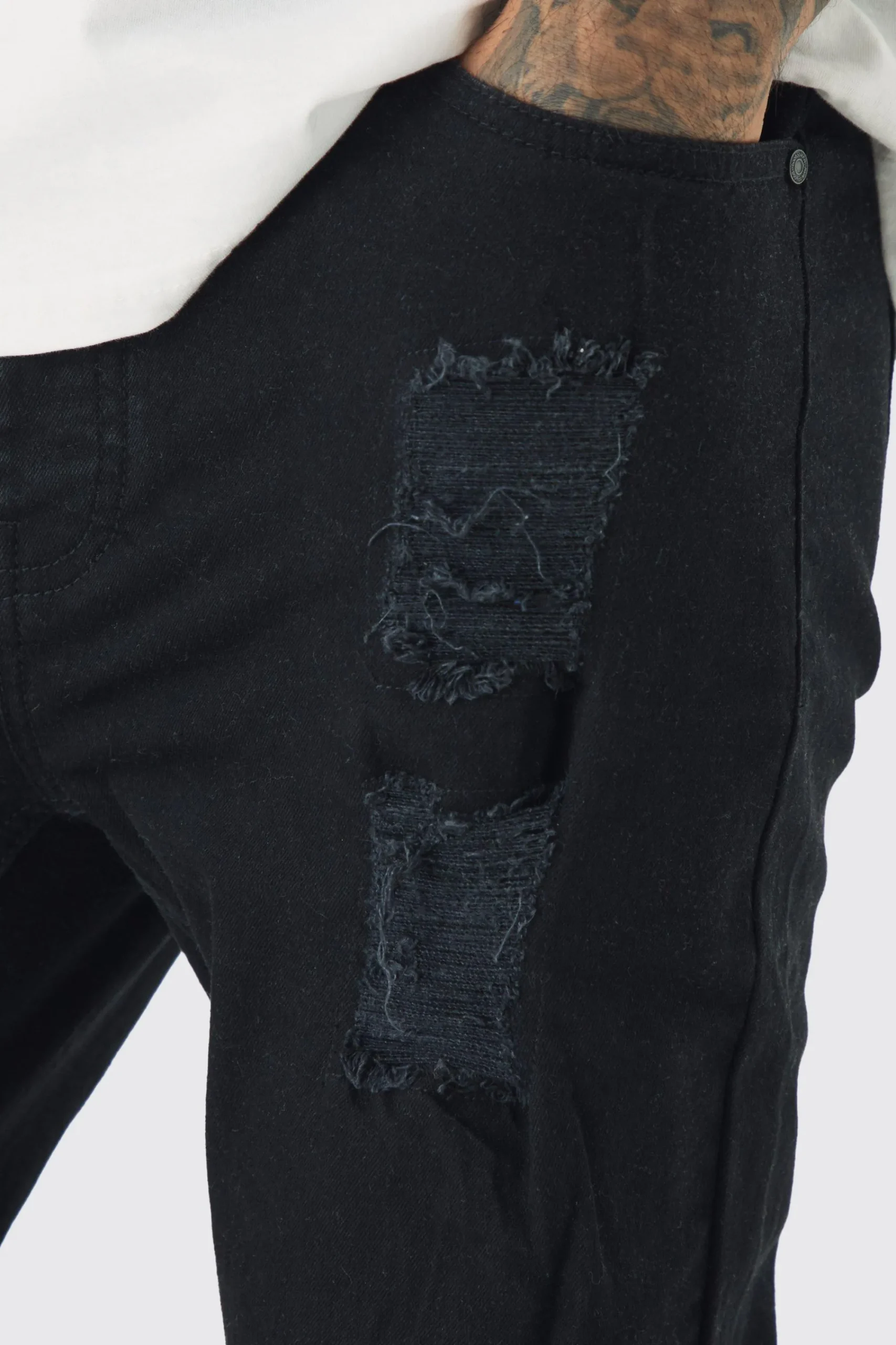 boohooMAN Tall Skinny Jeans With All Over Rips | UK| Trousers|Jeans