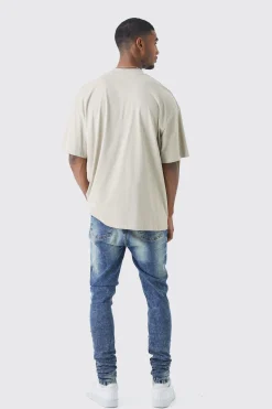 boohooMAN Tall Skinny Stretch Ripped Jean | UK| Trousers|Jeans