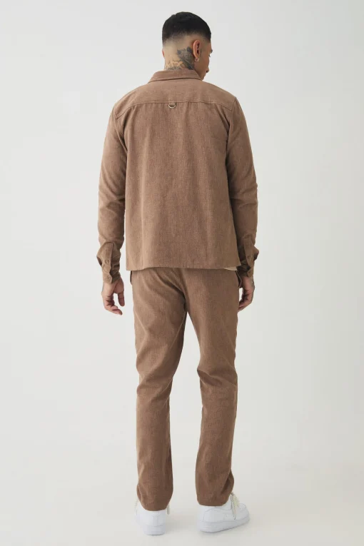 boohooMAN Tall Smart Shirt Set In | UK| Shirts|Sets & Co-Ords