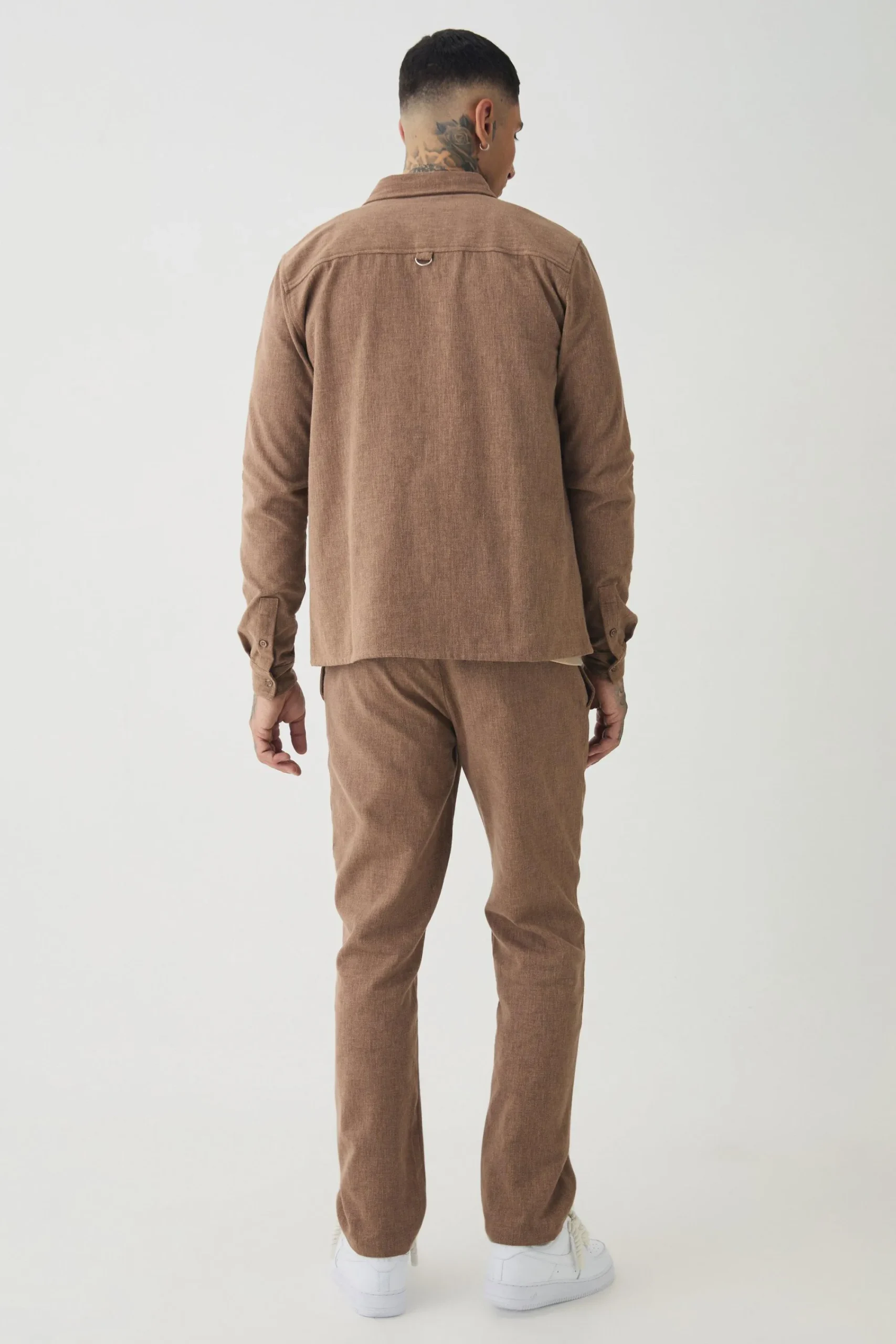 boohooMAN Tall Smart Shirt Set In | UK| Shirts|Sets & Co-Ords