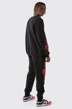 boohooMAN Tall Snake Official Sweat Tracksuit | UK| Tracksuits