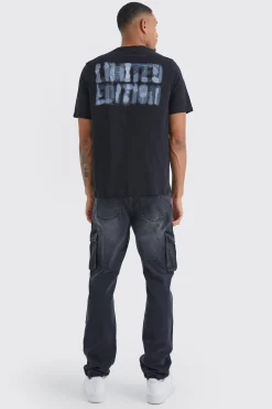 boohooMAN Tall Straight Rigid Cargo Jeans | UK| Trousers|Jeans