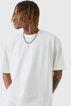 Tall Varsity Badge Back Print T-shirt In | UK^boohooMAN Best