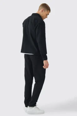 boohooMAN Tapered Chinos With Drawcords In | UK| Trousers