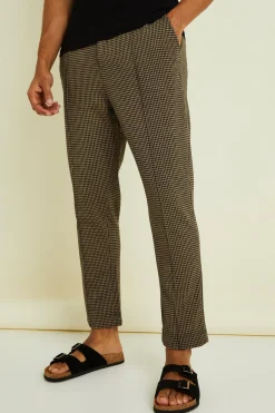 boohooMAN Tapered Crop Pintuck Elasticated Waist Smart Jogger | UK| Suits & Tailoring|Trousers