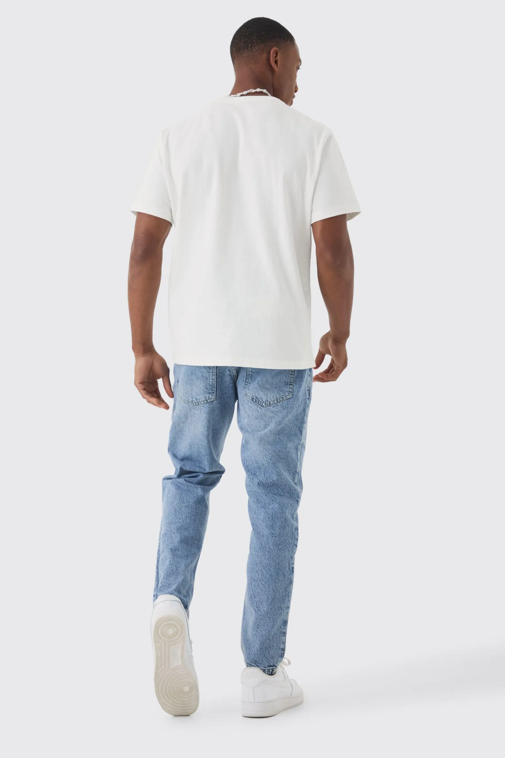 boohooMAN Tapered Fit Rigid Jeans | UK| Trousers|Jeans